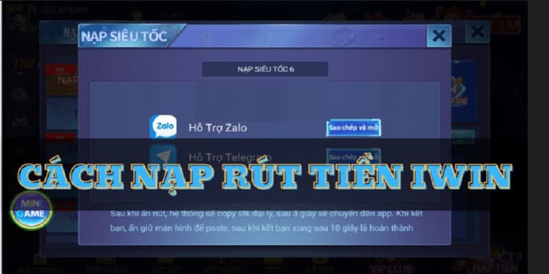 Cách nạp tiền và rút thưởng tại Iwin một cách dễ dàng