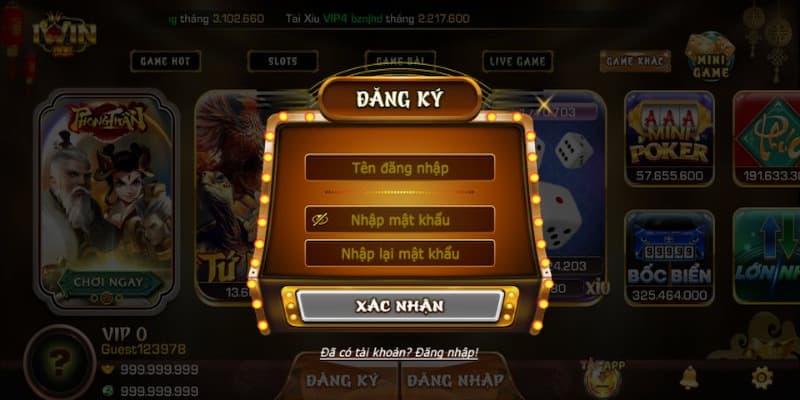 Hướng dẫn chi tiết cách đăng ký Iwin