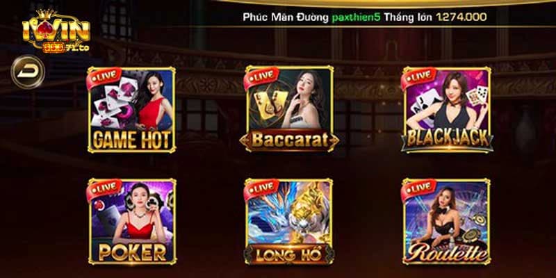 Hướng dẫn tham gia Live Casino Iwin đơn giản