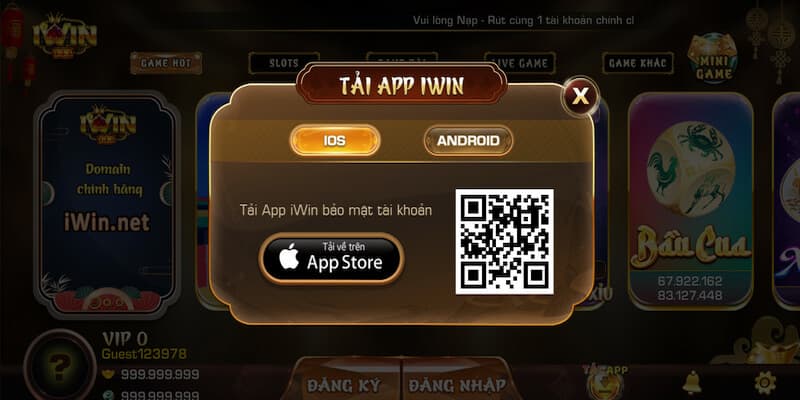 Những lưu ý khi sử dụng app Iwin